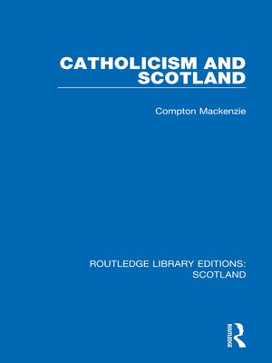 cover image of Catholicism and Scotland